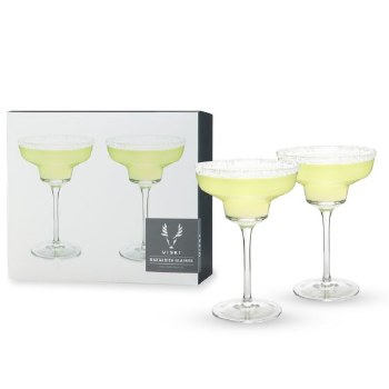 Viski Crystal Margarita Glass (Set of 2) Set of 2