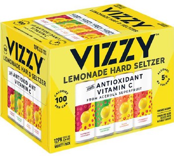 Vizzy Lemonade Hard Seltzer Variety Pack 12pk 12oz Can