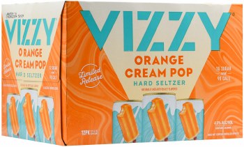 Vizzy Orange Cream Pop 12pk 12oz Can