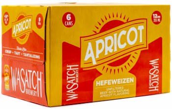 Wasatch Apricot Hefeweizen 6pk 12oz Can