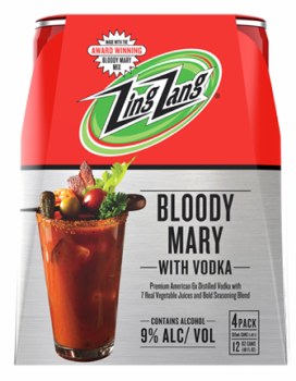 Zing Zang Blazing Bloody Mary Cocktail 4pk 12oz Can