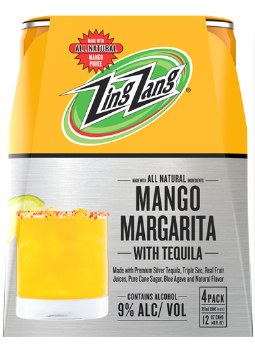 Zing Zang Mango Margarita 4pk 12oz Can