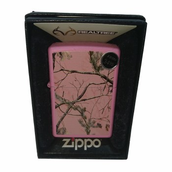 Zippo Real Tree Pink