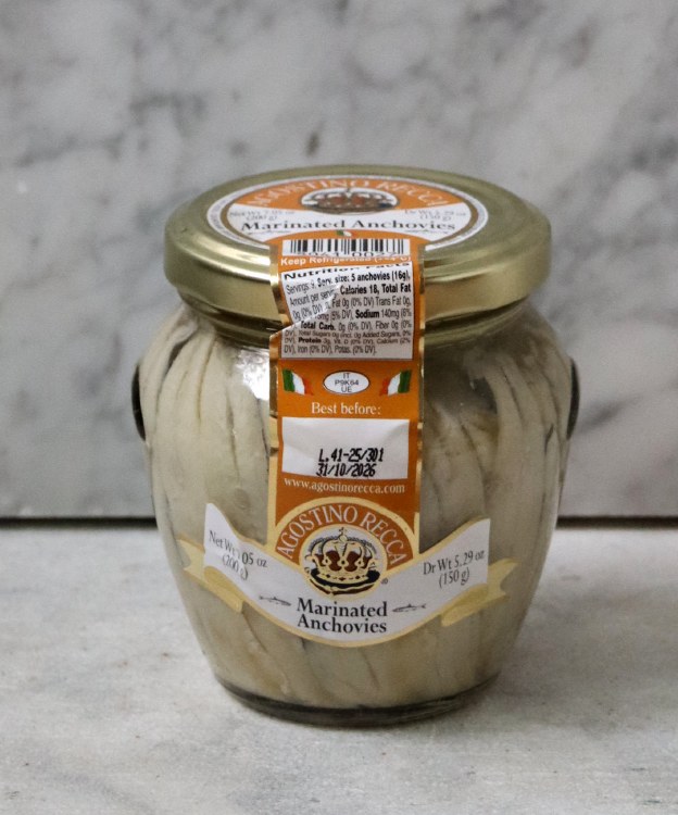 Agostino Recca White Anchovies, 200g