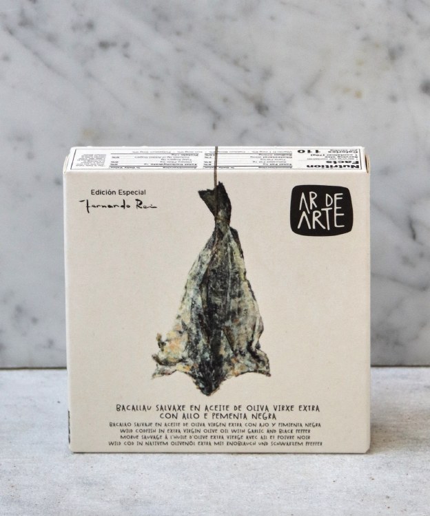 Ar De Arte Wild Codfish in EVOO With Garlic and Black pepper, 110g