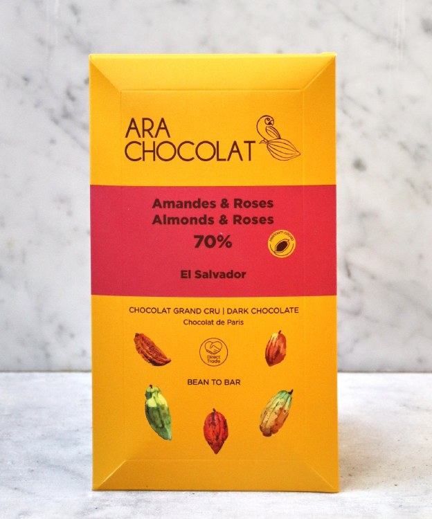 Ara Chocolat Amandes and Roses, 70% El Salvador
