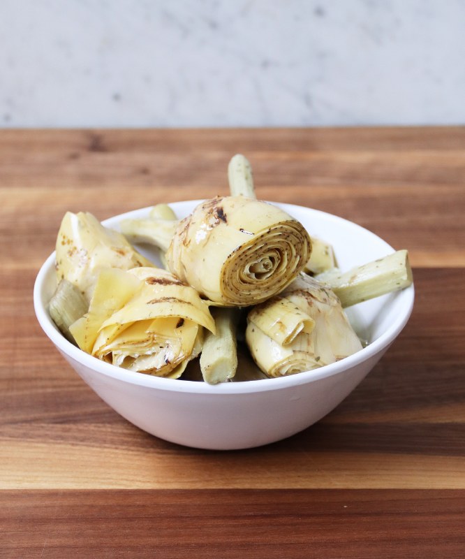 Grilled Artichokes with Stems