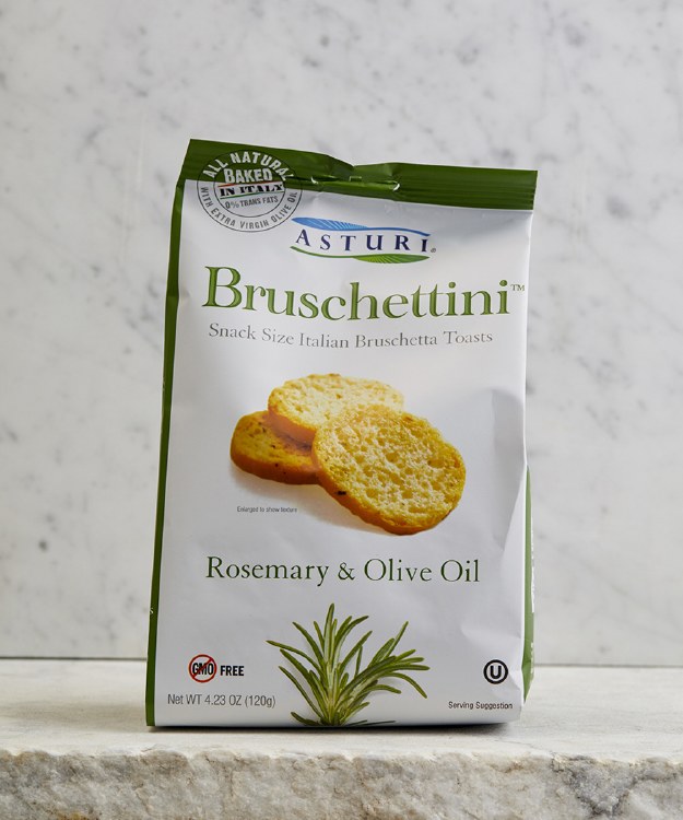 Asturi Rosemary & Olive Oil Bruschettini, 120g