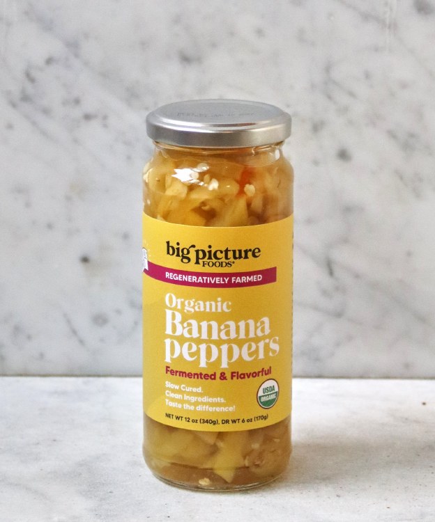Big Picture Foods Organic Banana Peppers, 12oz