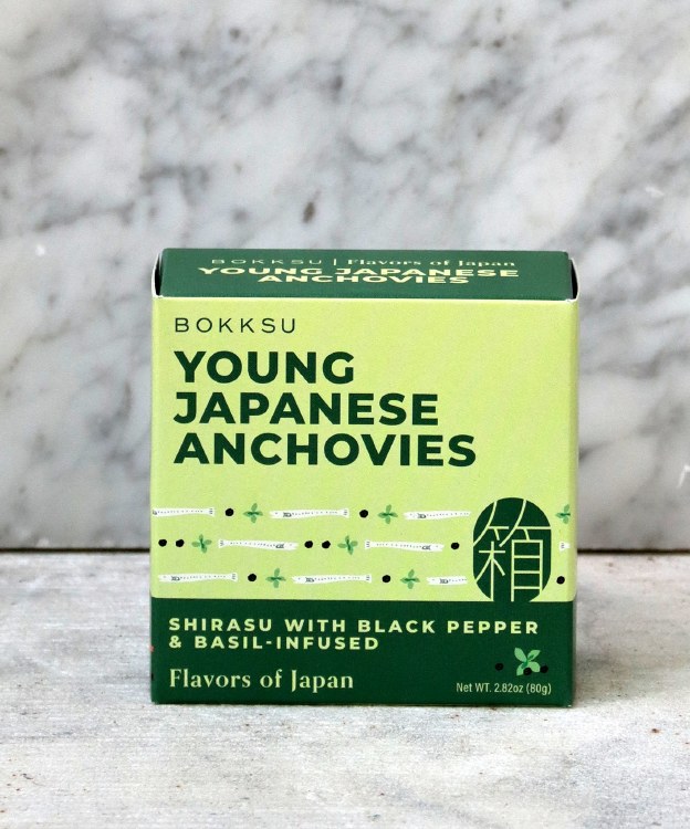 Bokksu Young Japanese Anchovies,Shirasu with Pepper 80g