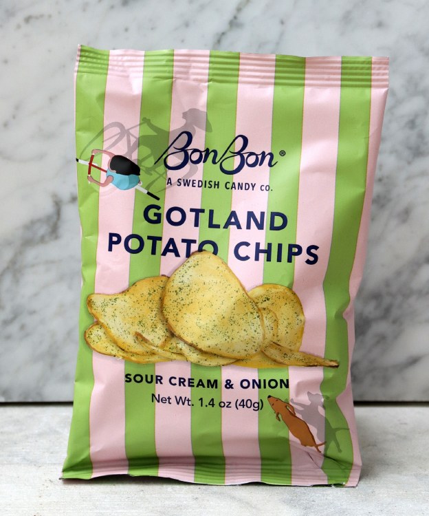 BonBon Gotland Potato Chips Sour Cream & Onion, 40g