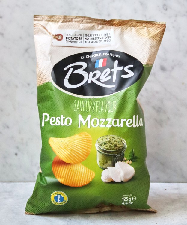 Bret's Pesto Mozzarella Chips, 125g