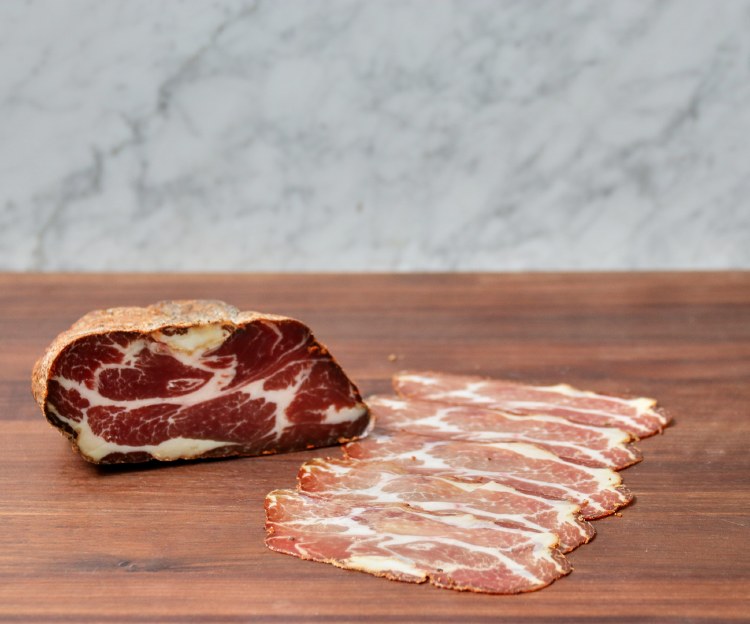 Smoked Coppa with Tasso Spice