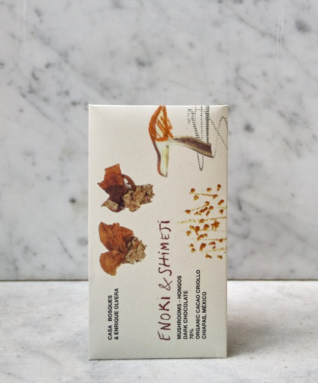 Casa Bosques Enoki & Shimesi 70% Bar, 60g