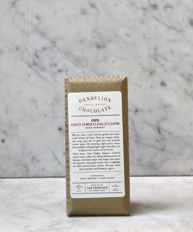 Dandelion Costa Esmeraldas 85% Bar, 56g