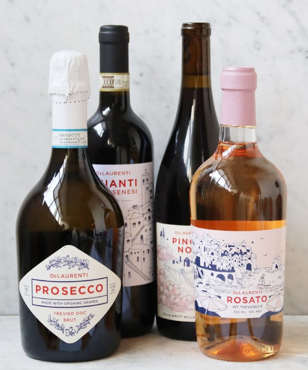 The DeLaurenti Wine Flight