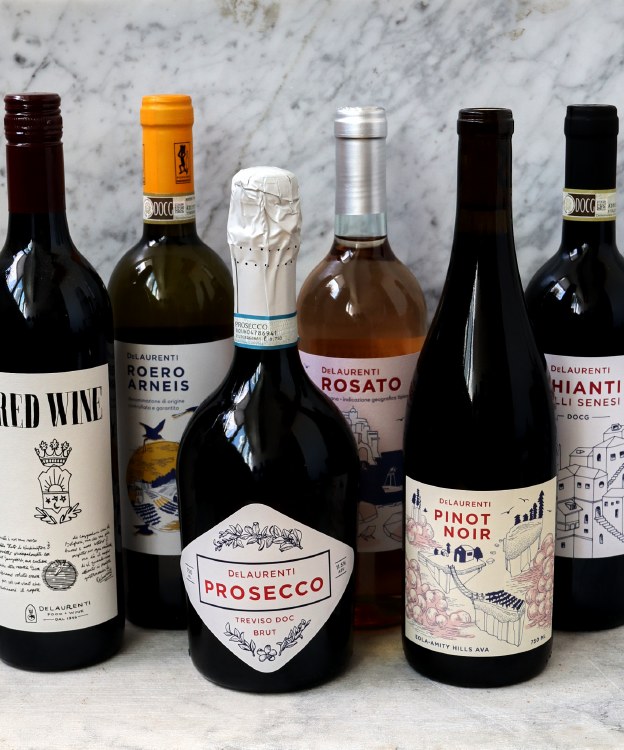 The DeLaurenti Wine Flight