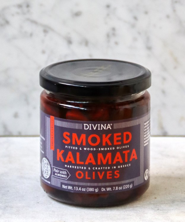 Divina Smoked Kalamata Olives, 7.8oz