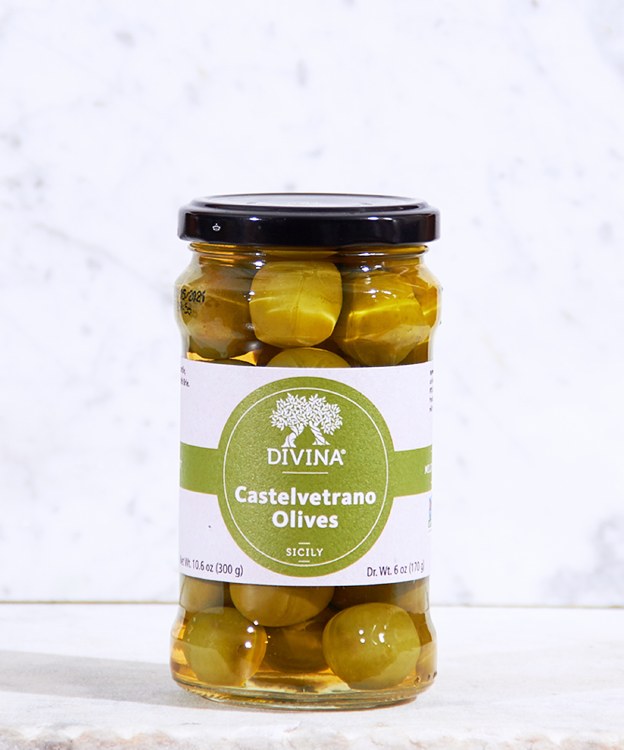 Divina Castelvetrano Olives, 7oz DeLAURENTI