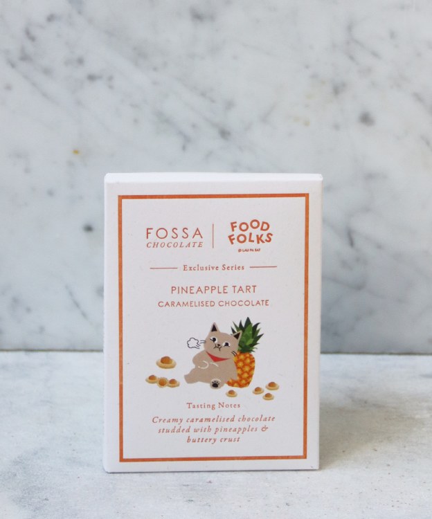 Fossa Pineapple Tart Caramelized Chocolate Bar, 50g