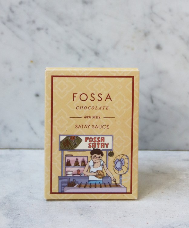 Fossa Satay Sauce Milk Chocolate Bar, 50g