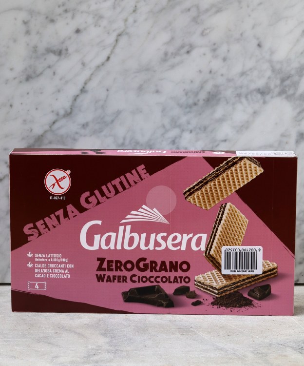 Galbusera Gluten Free Chocolate Wafers, 180g