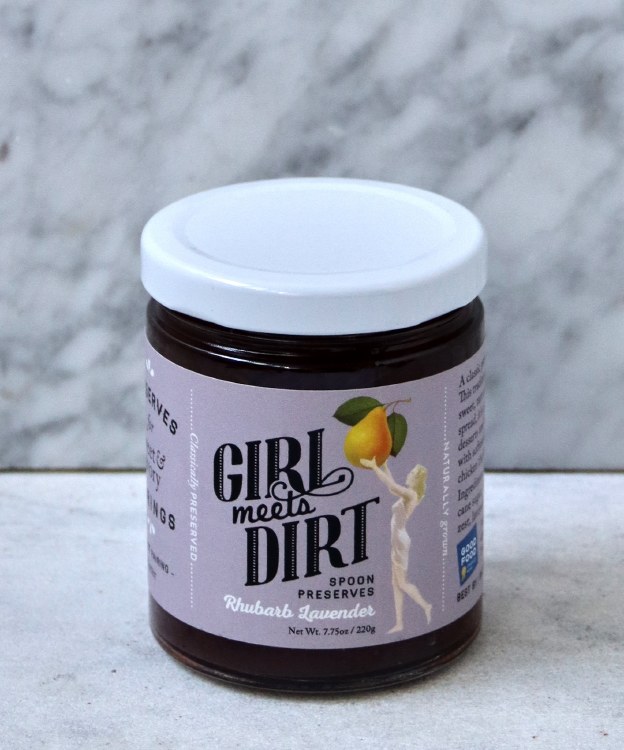 Girl Meets Dirt Rhubarb Lavender Jam, 7.75oz