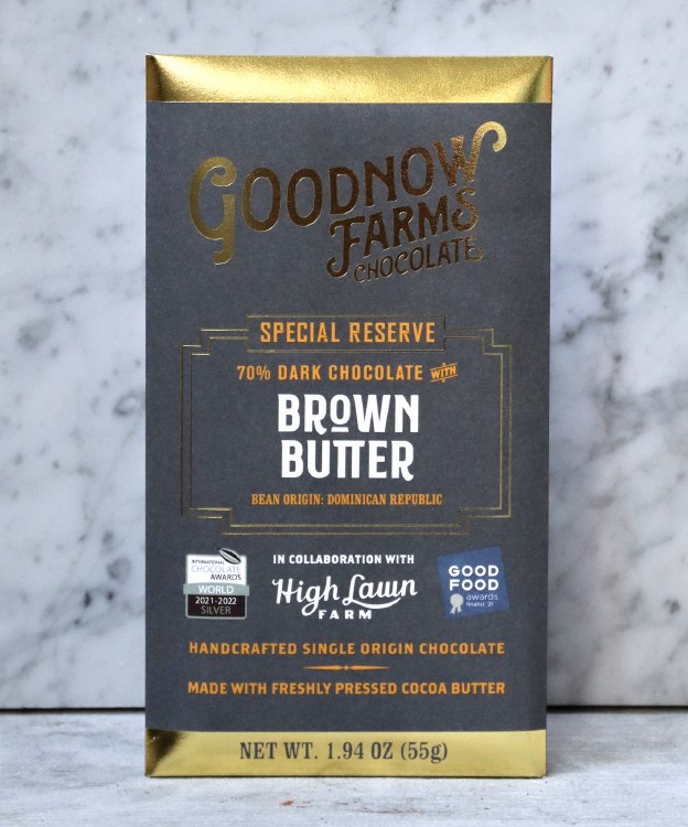 Goodnow Farms Special Reserve Brown Butter 70% Bar, 55g