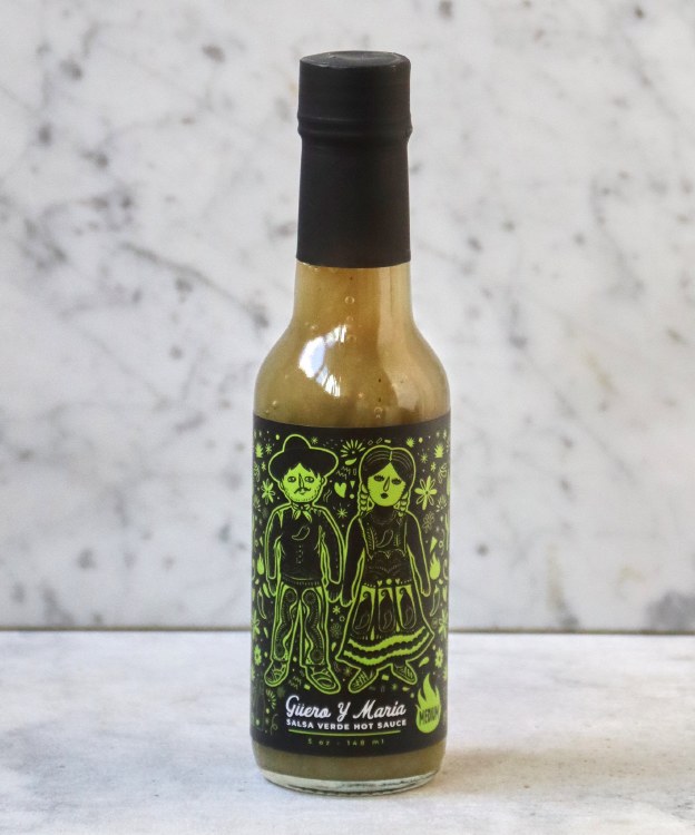 Guero y Maria Salsa Verde Medium Hot Sauce, 5oz