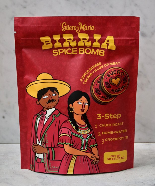 Guero y Maria Birria Spice Bomb, 50g 2pk