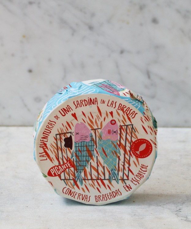 Güeyu Mar Spicy Sardine Tails in Pickle Sauce, 140g