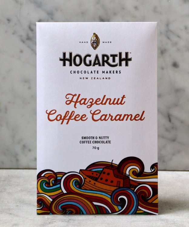 Hogarth Hazelnut Coffee Caramel 33% Bar, 70g