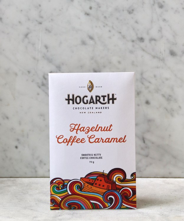 Hogarth Hazelnut Coffee Caramel 33% Bar, 70g