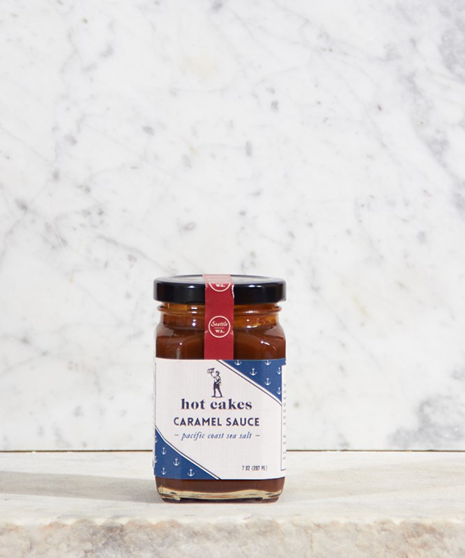 Hot Cakes Caramel Sauce with Pacific Coast Sea Salt, 7oz
