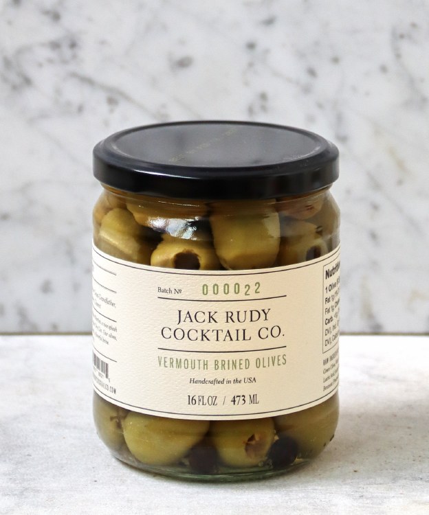 Jack Rudy Cocktail Co. Vermouth Brined Olives, 16oz