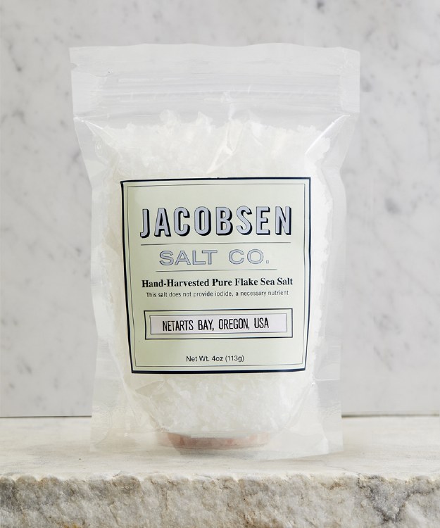 Jacobsen Flake Finishing Sea Salt, 4oz DeLAURENTI