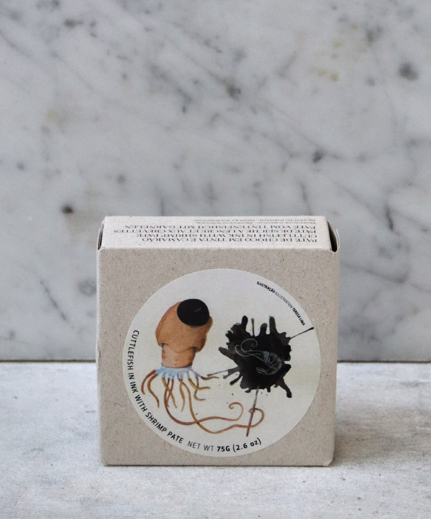 Jose Gourmet Cuttlefish in Ink with Shrimp Pate, 75g