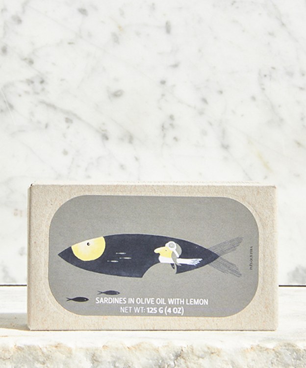 Jose Gourmet Sardines in Olive Oil with Lemon, 125g DeLAURENTI