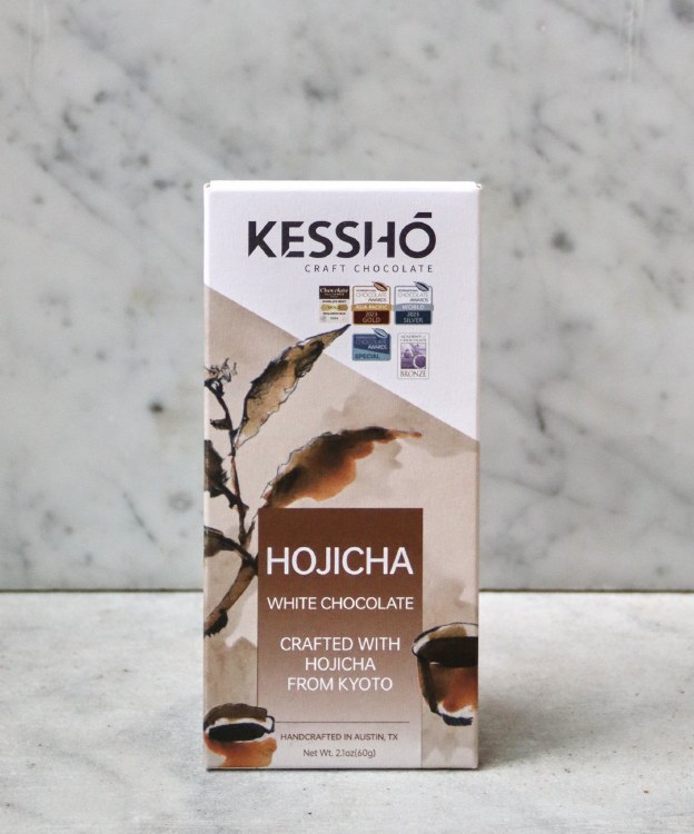 Kessho Hojicha White Chocolate Bar, 60g