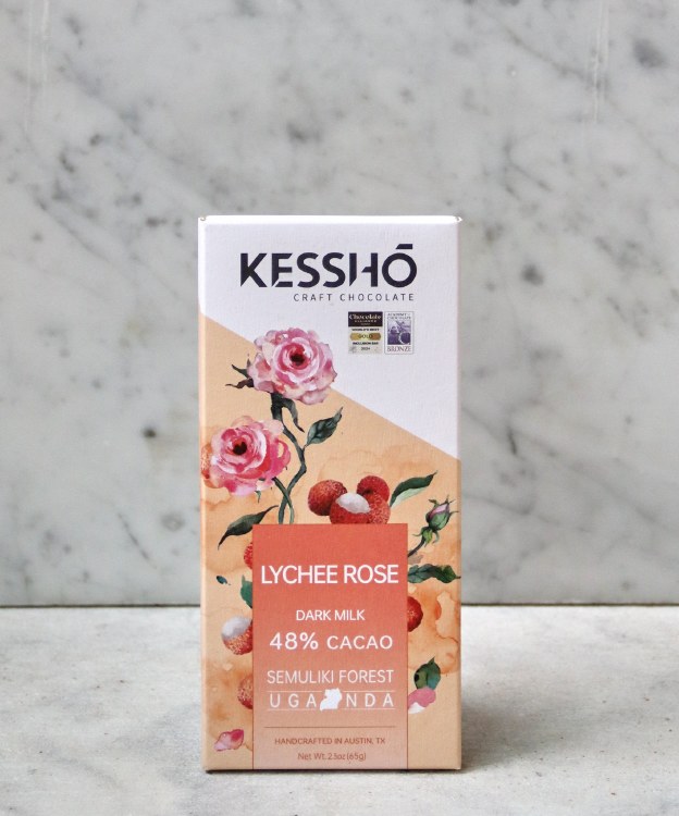 Kessho Lychee Rose 48% Bar, 65g