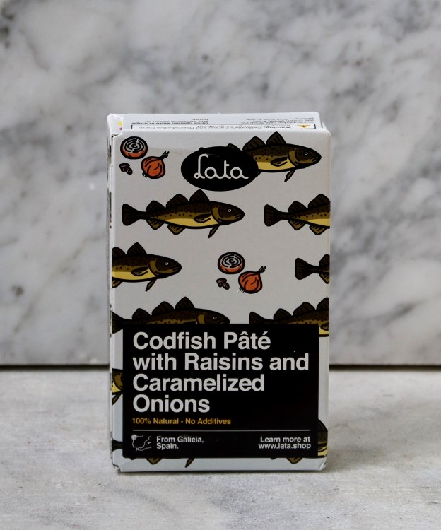 Lata Codfish Pate with Raisins and Caramelized Onions, 90g