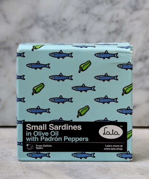 Lata Small Sardines with Padron Peppers, 110g