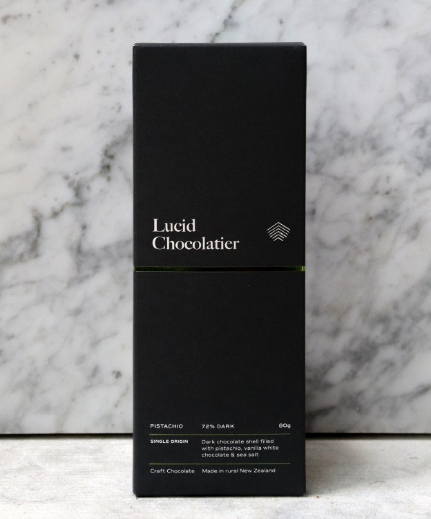 Lucid Chocolate Pistachio 72% Dark, 80g