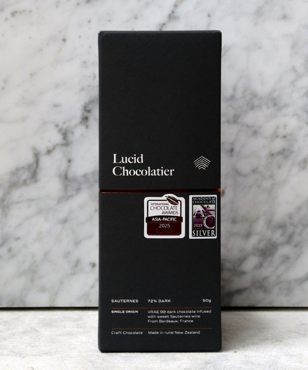 Lucid Chocolate Sauternes 72% Dark, 50g