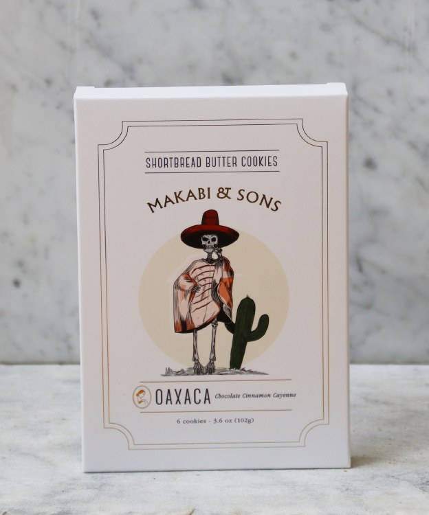 Makabi & Sons Chocolate Cinnamon Cayenne Shortbread, 3.6oz