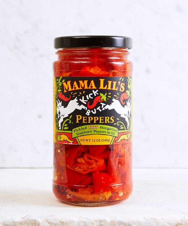 Mama Lil's Kick Butt Peppers in Oil, 12oz