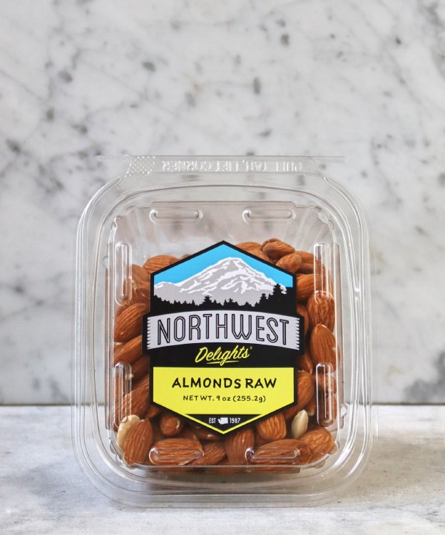 Northwest Delights Raw Almonds, 9oz