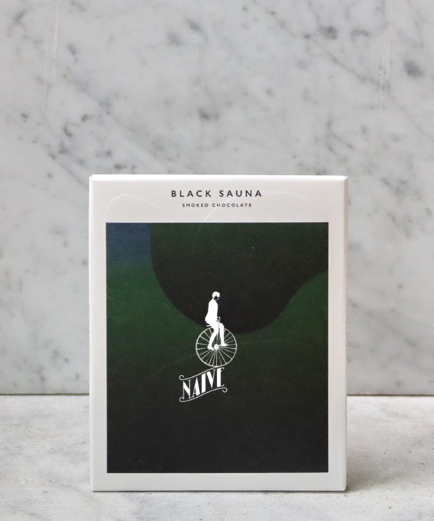 Naive Black Sauna Smoked 70% Bar, 50g