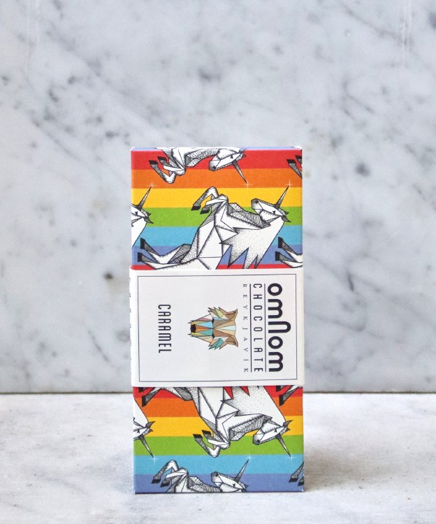 Omnom Caramel Milk Chocolate Pride 50% Bar, 60g