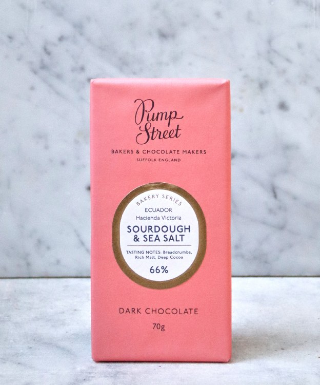 Pump Street Sourdough and Sea Salt 66% Bar, 70g